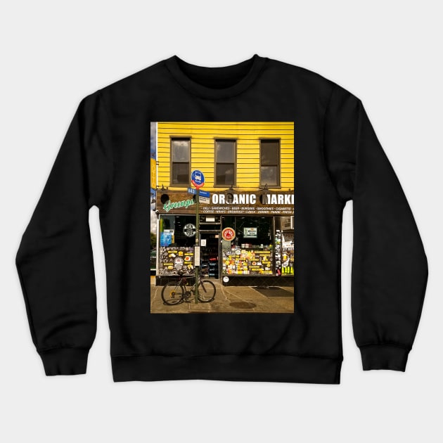 Greenpoint Street Shop Brooklyn NYC Crewneck Sweatshirt by eleonoraingrid